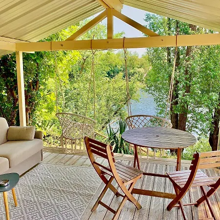 Chalet de charme sur une île à 30min de Paris Carrières-sous-Poissy Extérieur photo